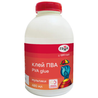Клей ПВА Гамма "Мультики", 480мл
