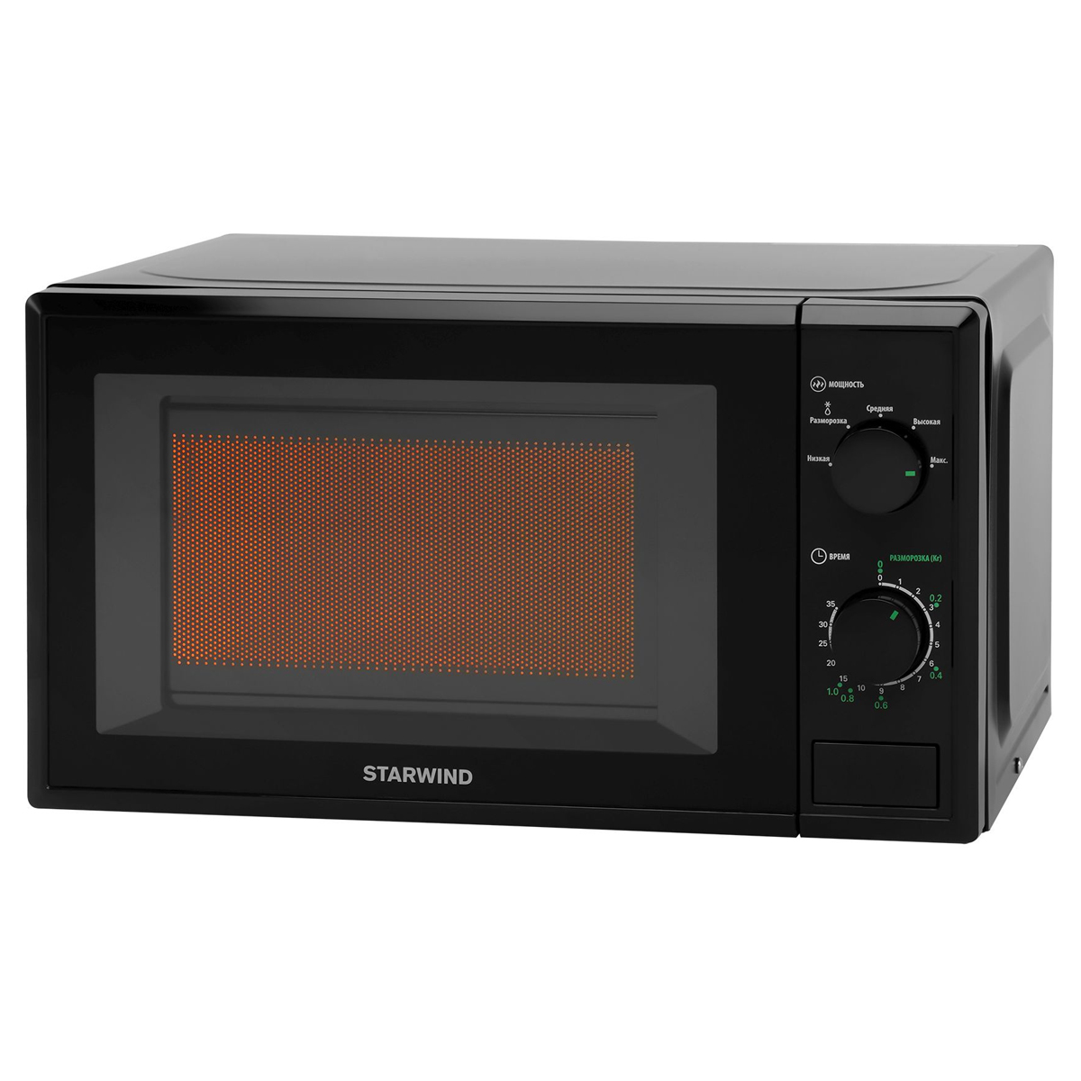 Микроволновая печь Starwind SWM5820, 20л, 700Вт, механическое ...